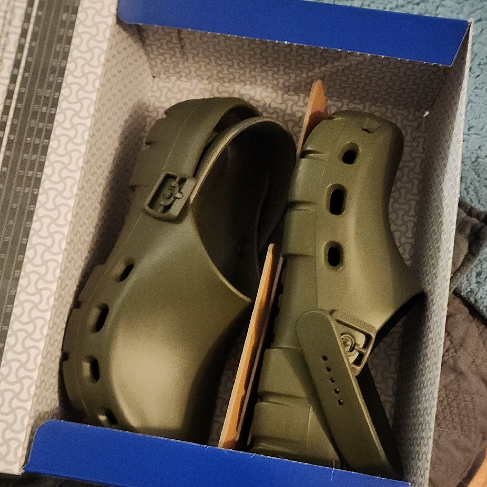 Birkenstock Khaki Birki Flow Eva Clogs